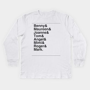 Rent Characters Kids Long Sleeve T-Shirt